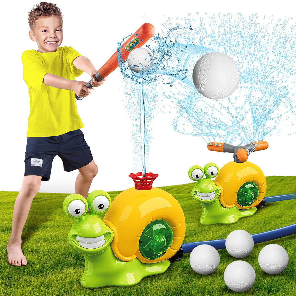 Games Garden Party - Cartoon Snail Water Sprinkler Summer Garden