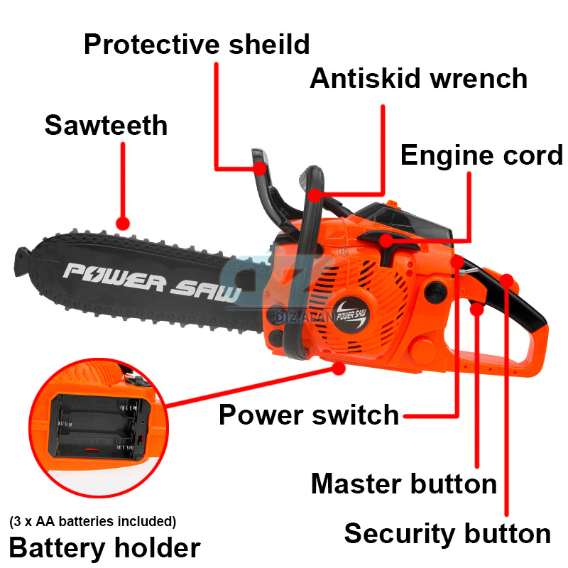 Kids Tools Power Chainsaws Ele - Games Garden Party 评论和价格