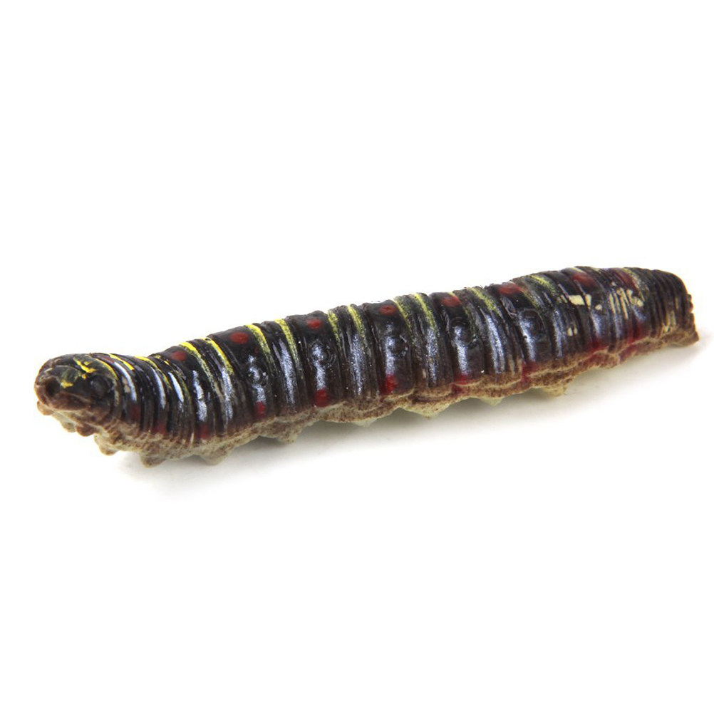 12Pcs Multicolor Plastic Worm  - Games Garden Party 评论和价格