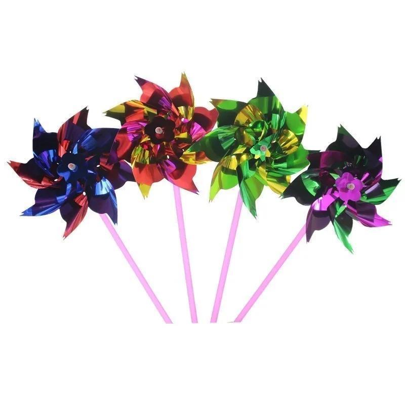 6Pcs Plastic Windmill Pinwheel - Games Garden Party 评论和价格
