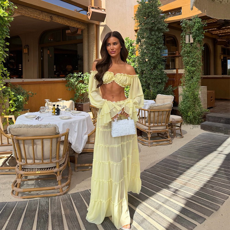 Sexy Off Shoulder Top Maxi Ski - Party Games Switch 评论和价格
