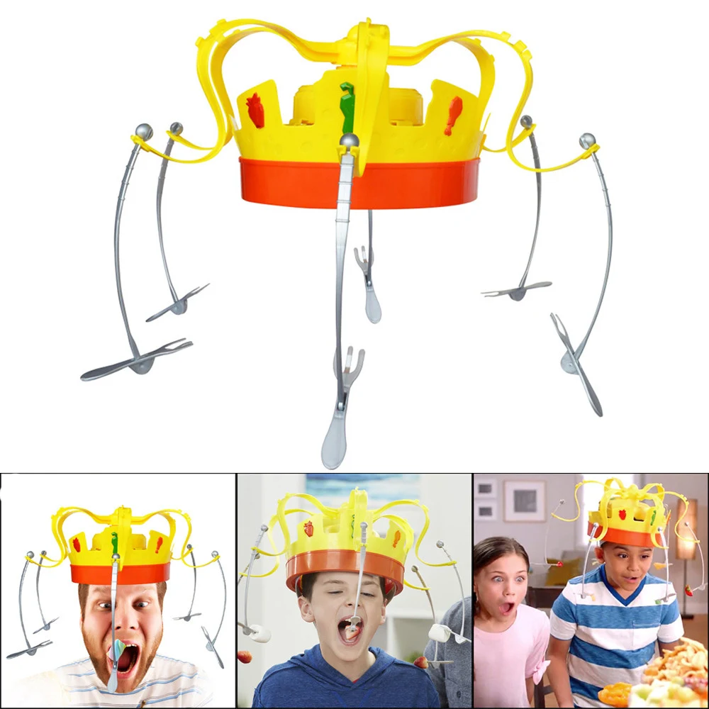 Rotating Crown Hat Chow Crown  - Play Friends Party Games 评论和价格
